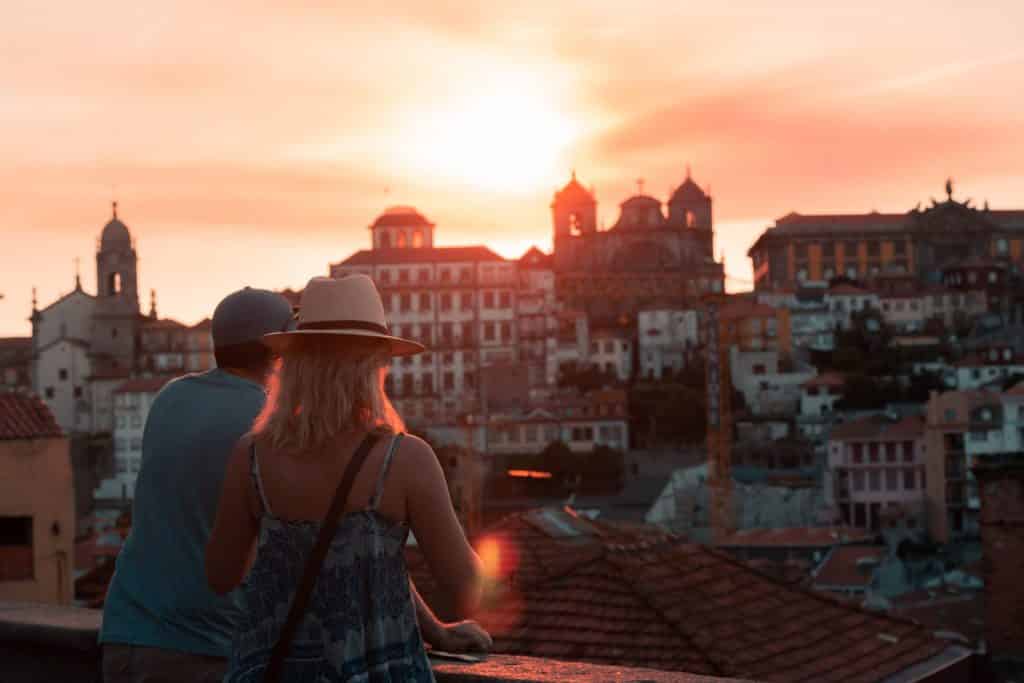 No Porto, os miradouros são dos sítios mais românticos da cidade
