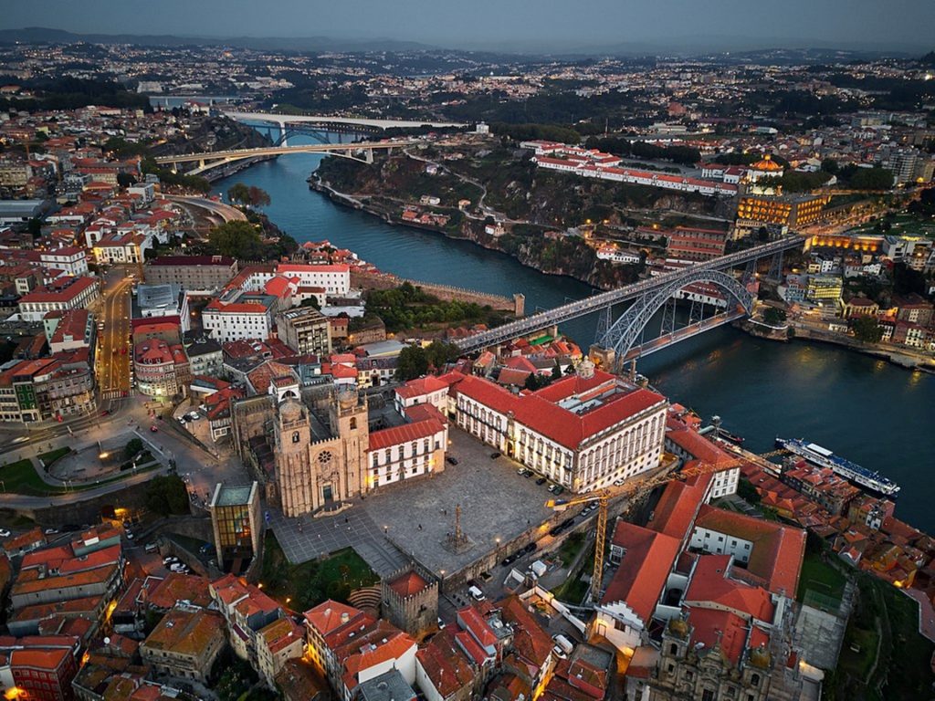 Vista para o Centro Histórico do Porto