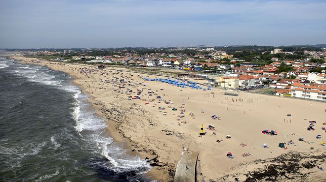 Praia da Aguda, no concelho de Vila Nova de Gaia