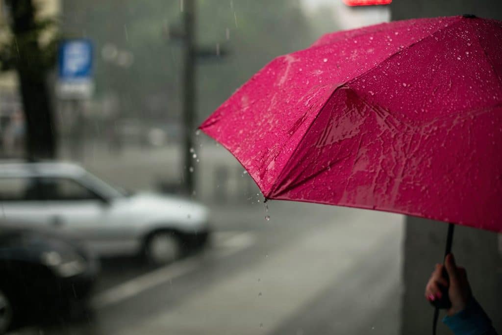 O IPMA prevê a ocorrência de chuva para o primeiro fim de semana de setembro