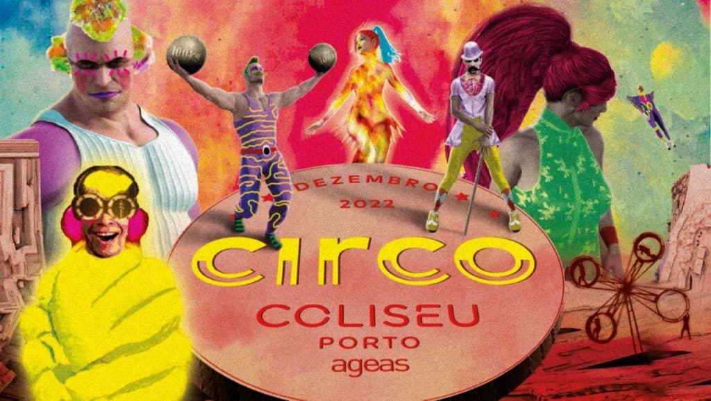Cartaz do Circo de Natal Coliseu Porto Ageas 2022