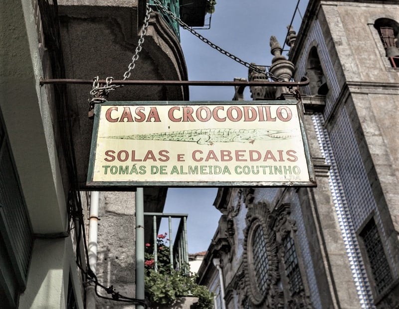 Casa Crocodilo, loja de solas, couros e cabedais do Porto
