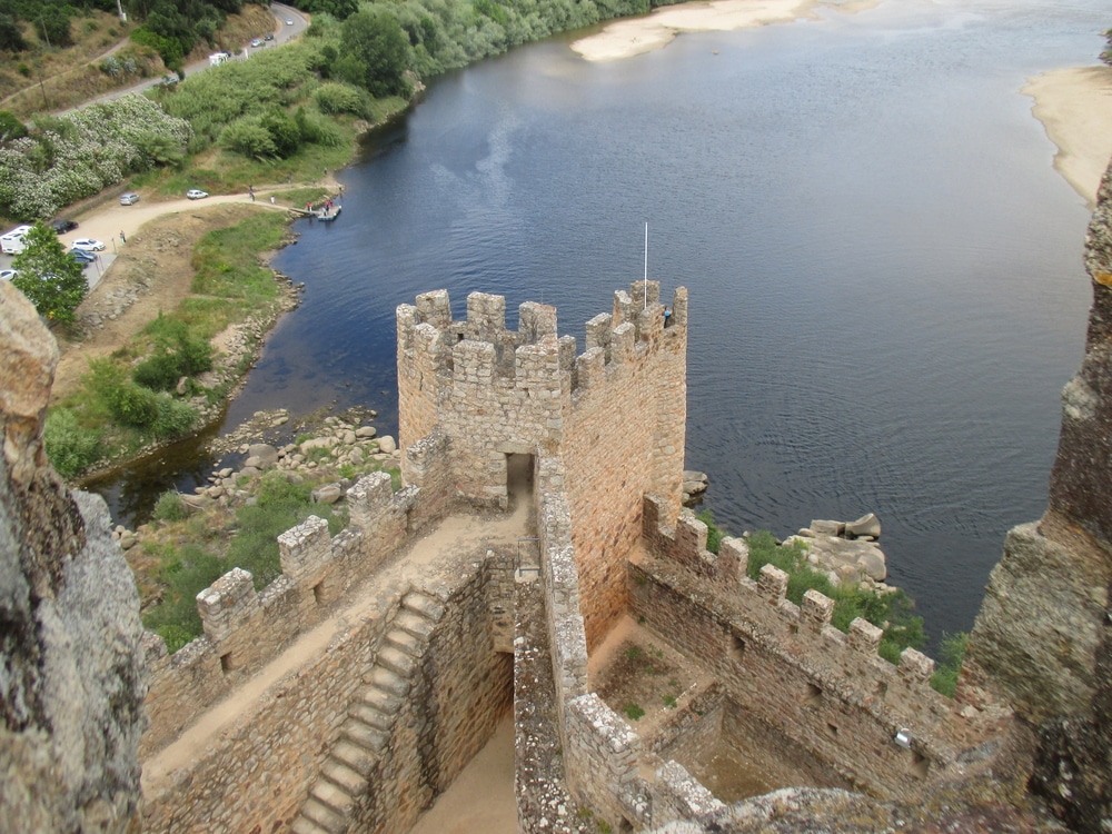 Vista do fortificado medieval