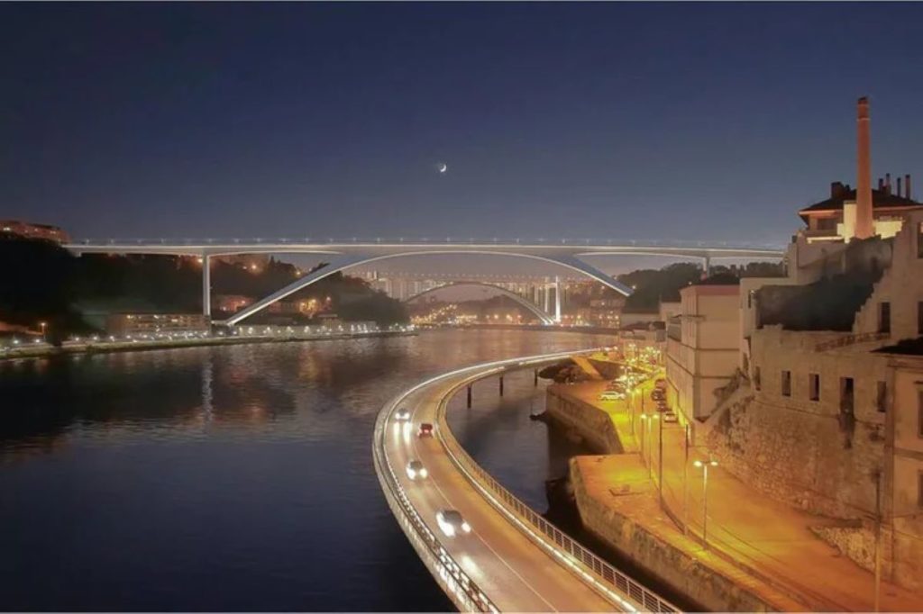 Nova ponte sobre o rio Douro com ligação entre Porto e Gaia