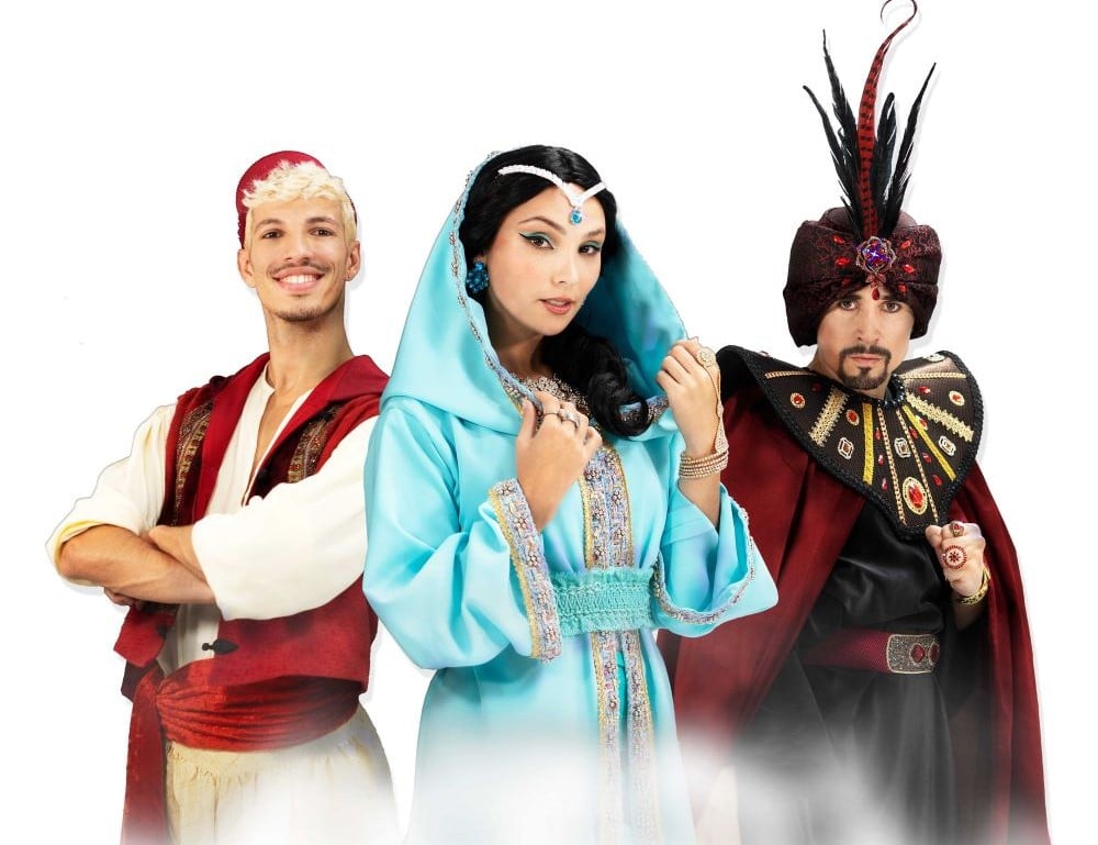 "Aladino no Gelo" é um musical adaptado, com artistas conhecidos, sem esquecer a magia da patinagem